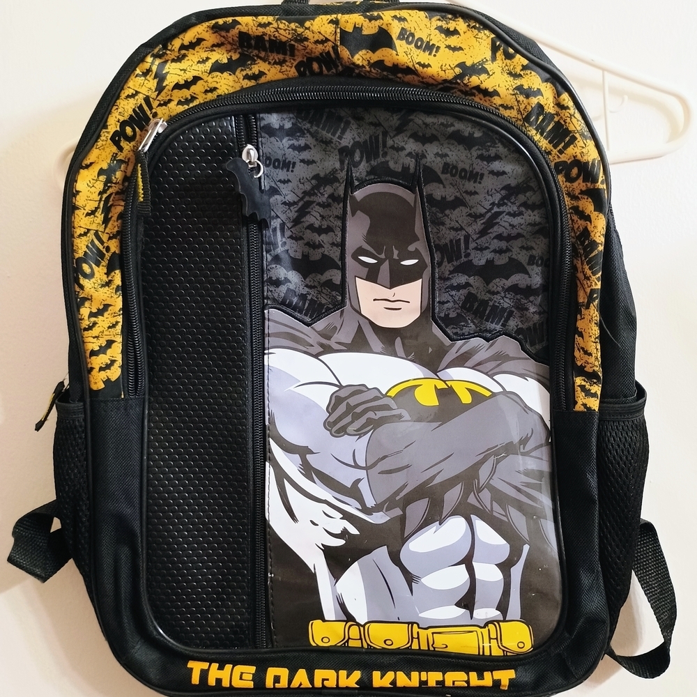 Batman Black and Yellow Kids Backpack